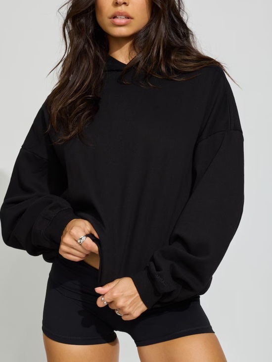 Garage Tops - Garage Black Ultra Fleece Pullover Hoodie Sweatshirt NWT Size L/XL